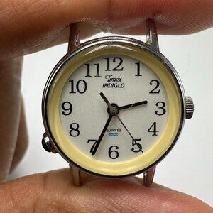 3/$30  Vintage Timex Watch Women Case Only No Band Easy to Read Dial New Battery